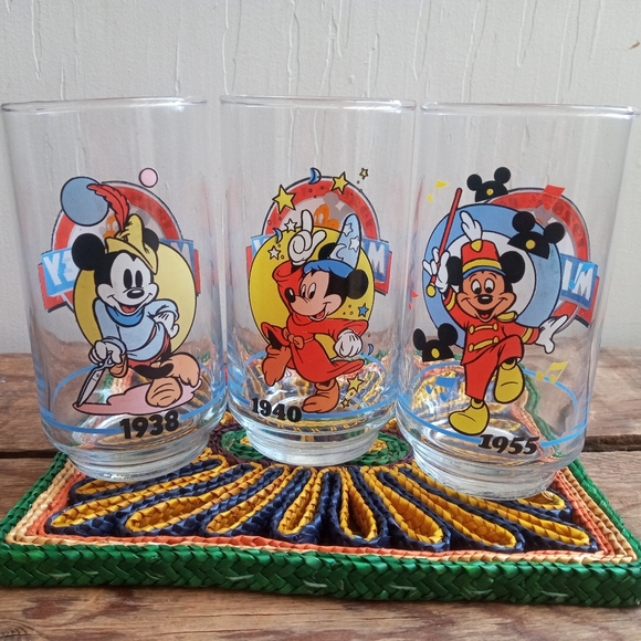 Three (3) - Mickey Mouse 60th Anniversary Tumblers - Picture 6 of 6